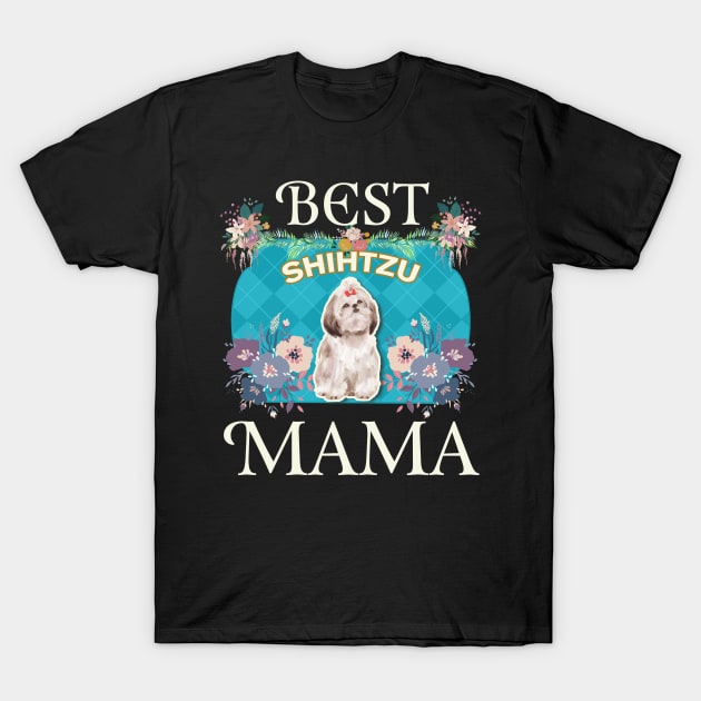 Best shihtzu Mama - Gifts For Dog Moms Or shihtzu owners T-Shirt by StudioElla